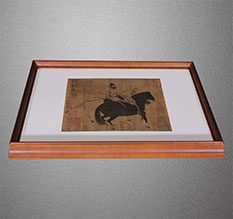 昭化书画装裱配框服务案例